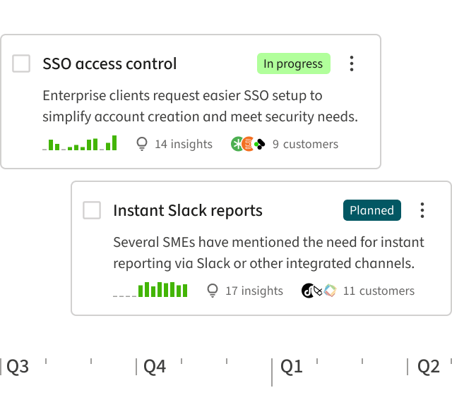 Turn insights into action